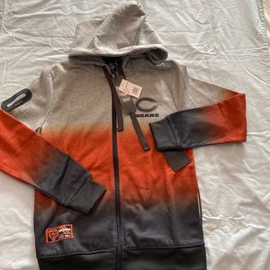 Chicago Bears zip up hoodie size S